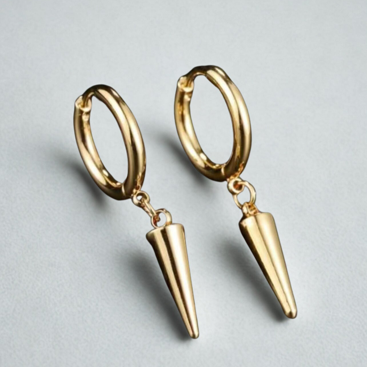 Spike Earrings - Gold